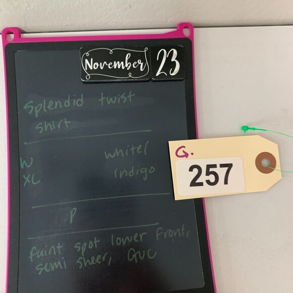 Splendid Shirt Womens Extra Large Knotted Twist Striped Cropped Short Sleeve Tee - Picture 12 of 13